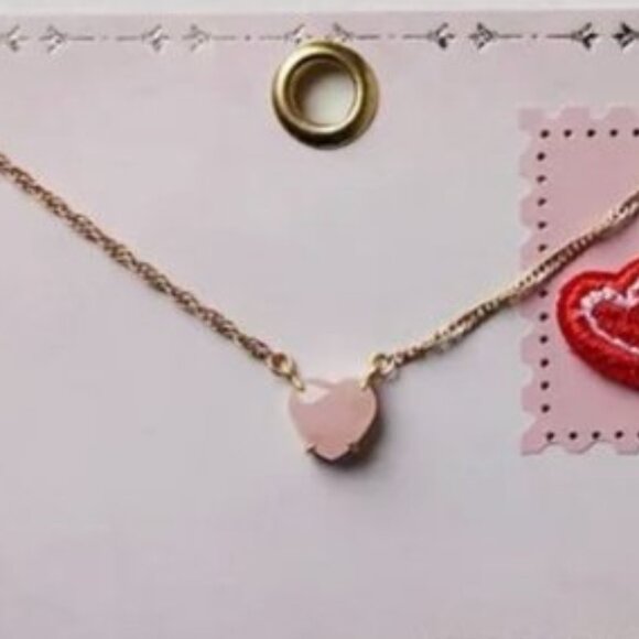 Free People Postcard Necklace & Patch Set – NWT – 14K Gold Plated – Gift-Ready - Picture 3 of 4